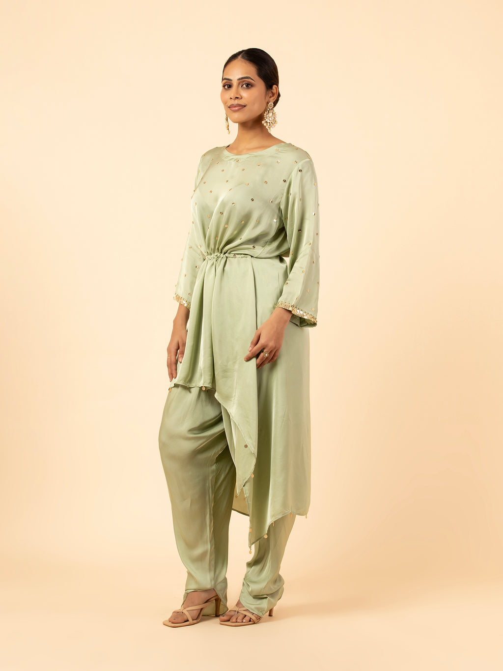 Pistachio Sequin Coord Set