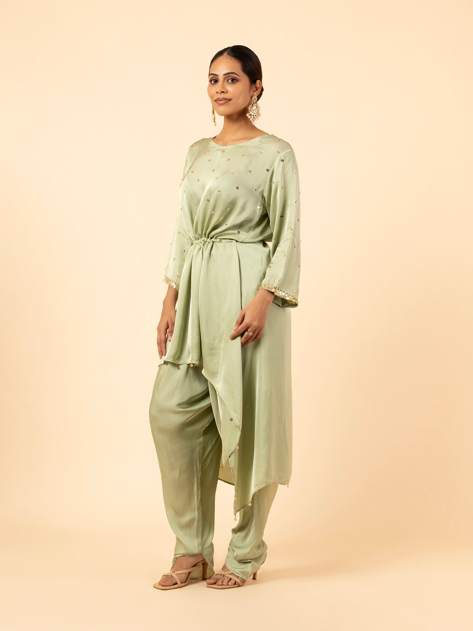 Pistachio Sequin Coord Set