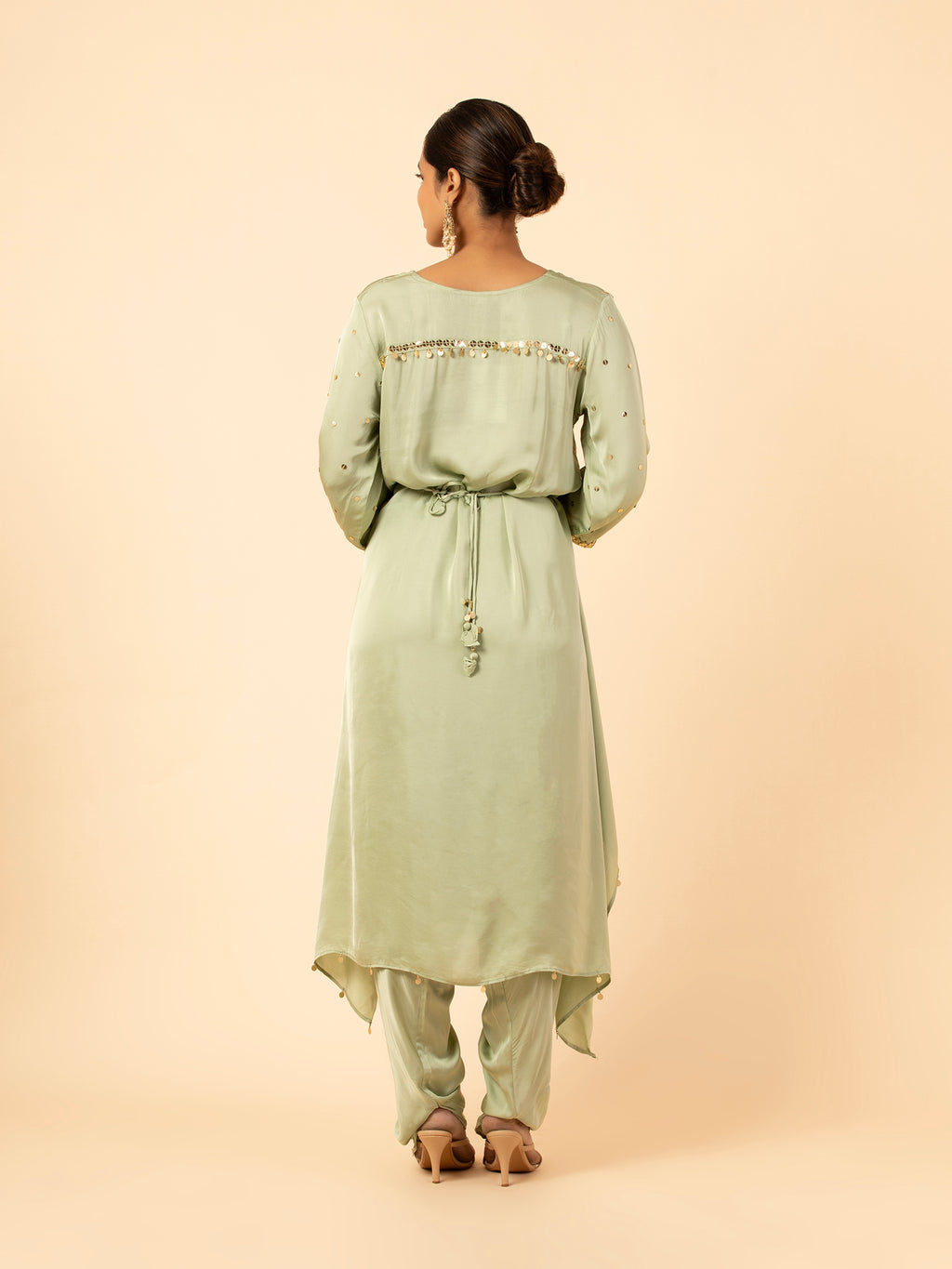 Pistachio Sequin Coord Set