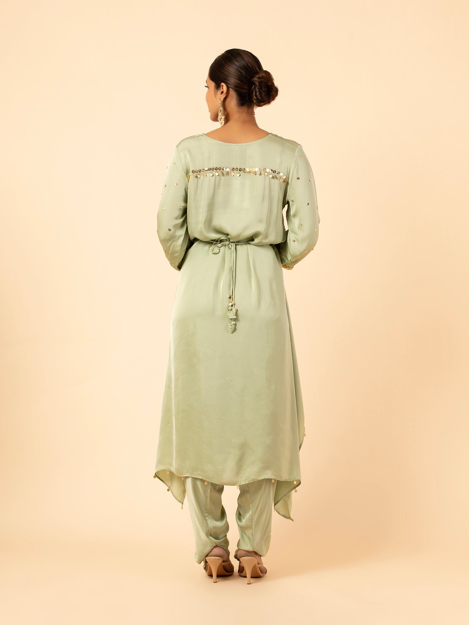 Pistachio Sequin Coord Set