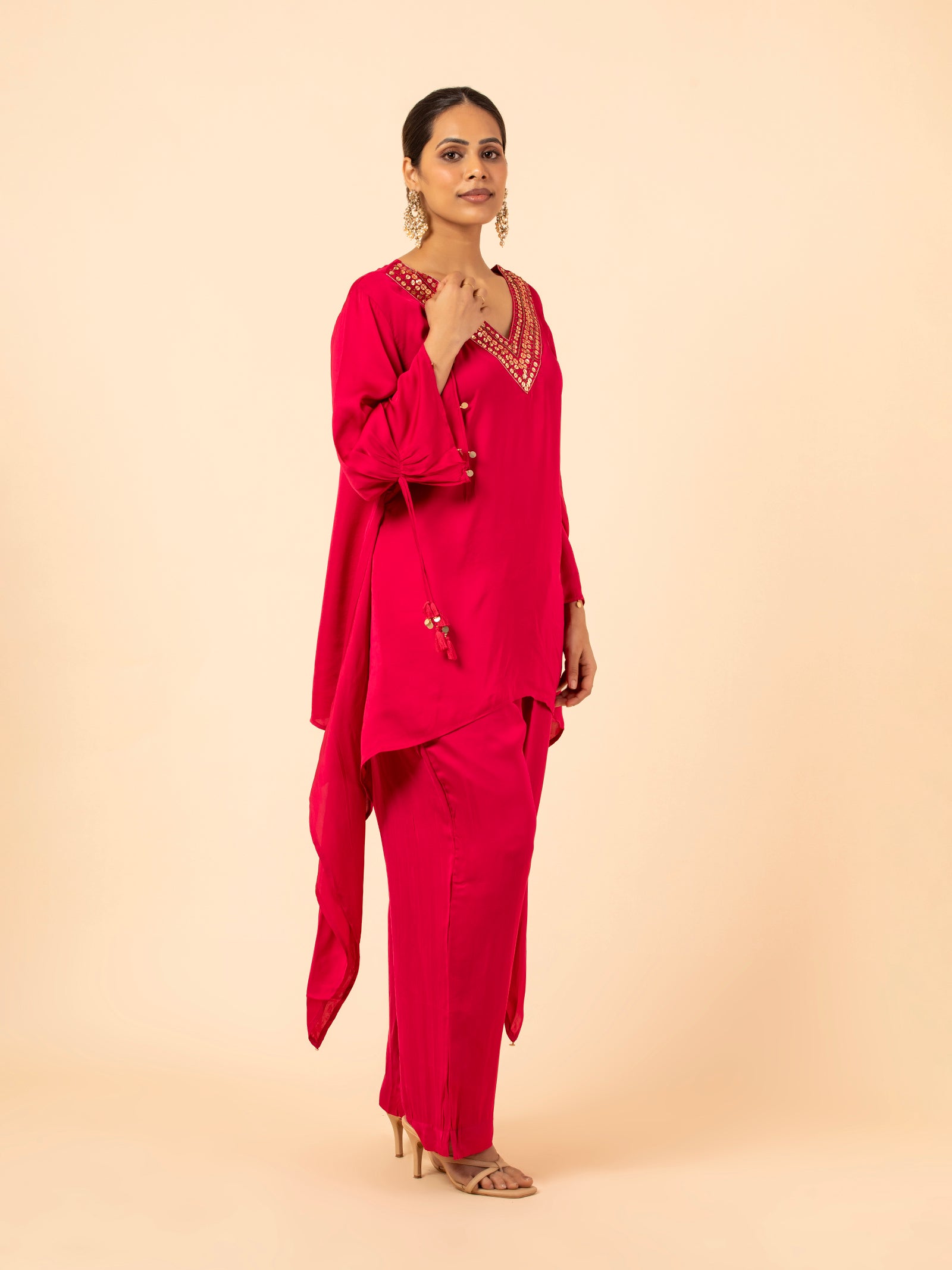 Ruby Sequin Coord Set