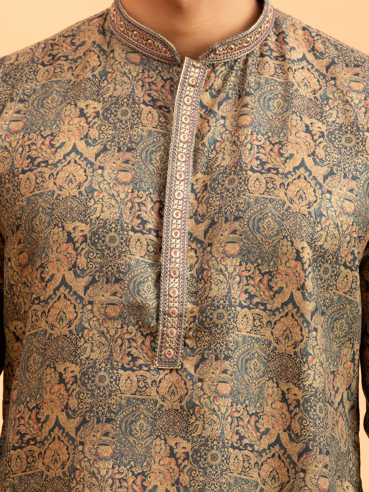 Rustic Gold Paisley Kurta