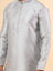 Sterling Grey Rhombus Kurta Set