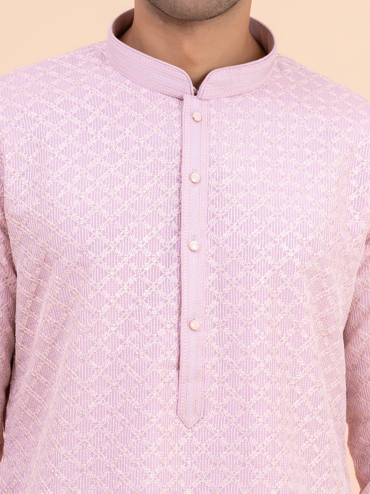 Blush Blossom Kurta Set