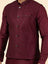 Royal Maroon Sequined Jacket Set