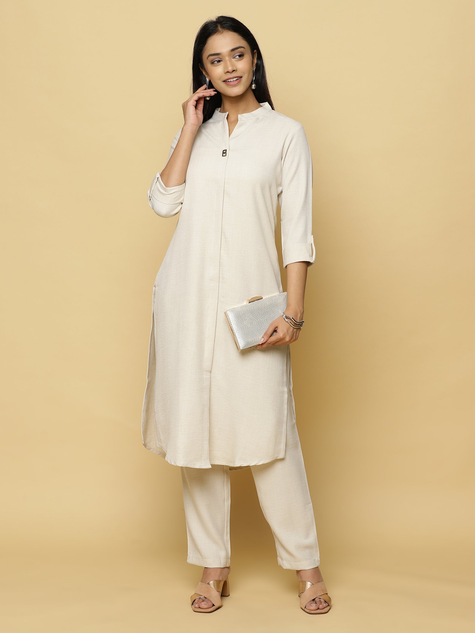 Pearl Mandarin Co-ord Set