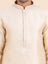 Cream Jacquard Kurta Set