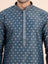 Steel Blue Kurta Set