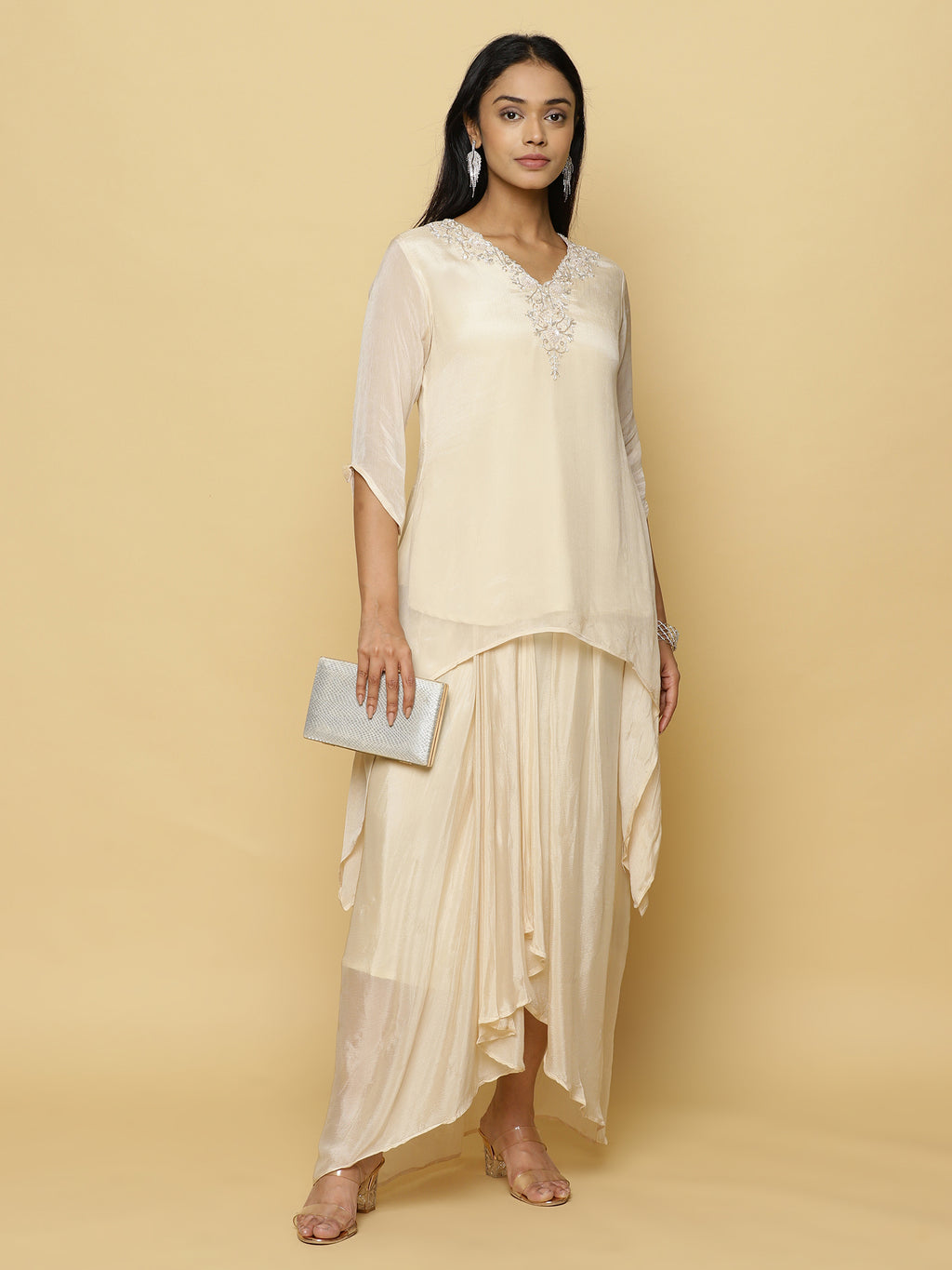 Ivory Layered Co-ord Set