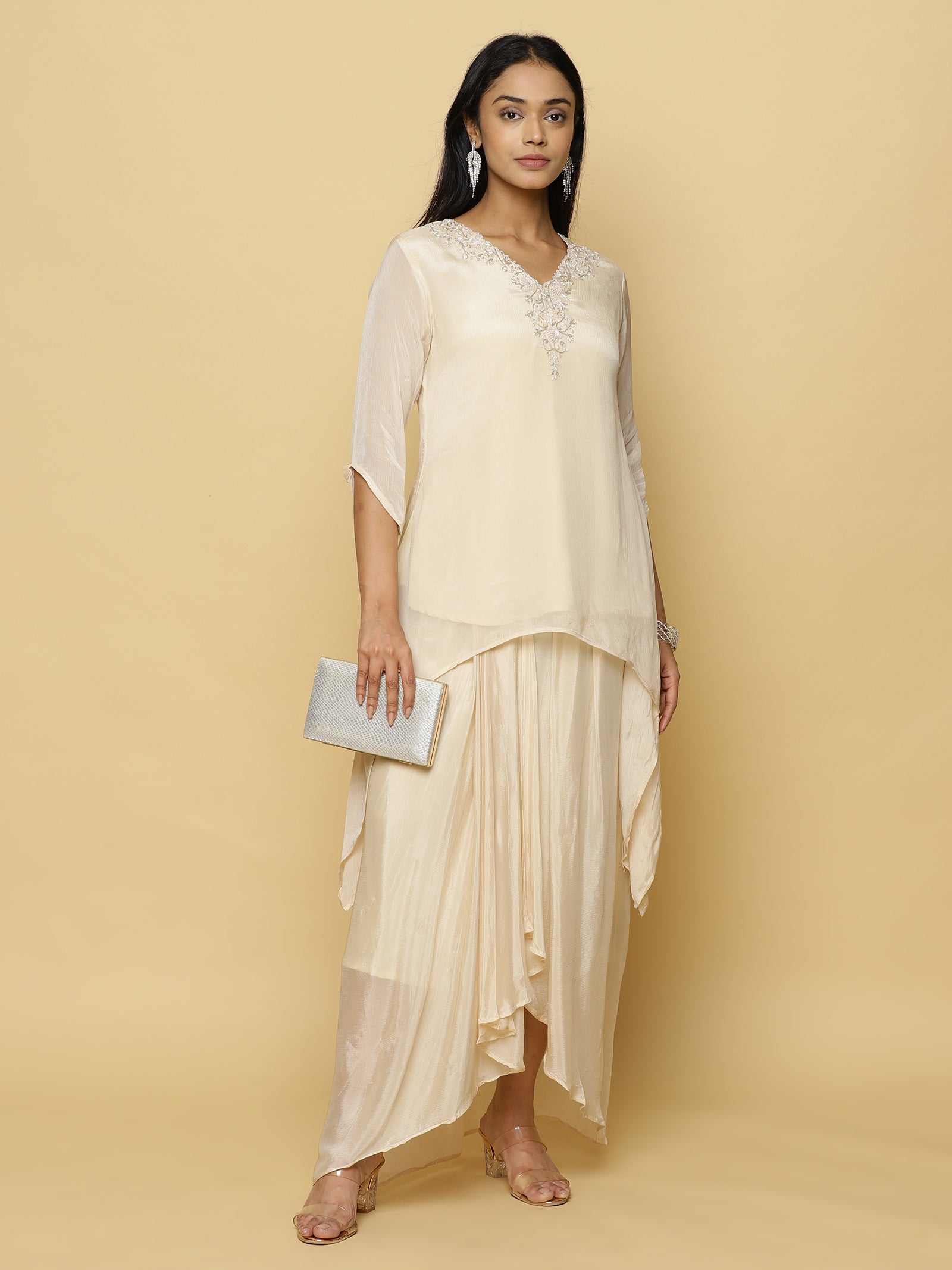 Ivory Layered Co-ord Set