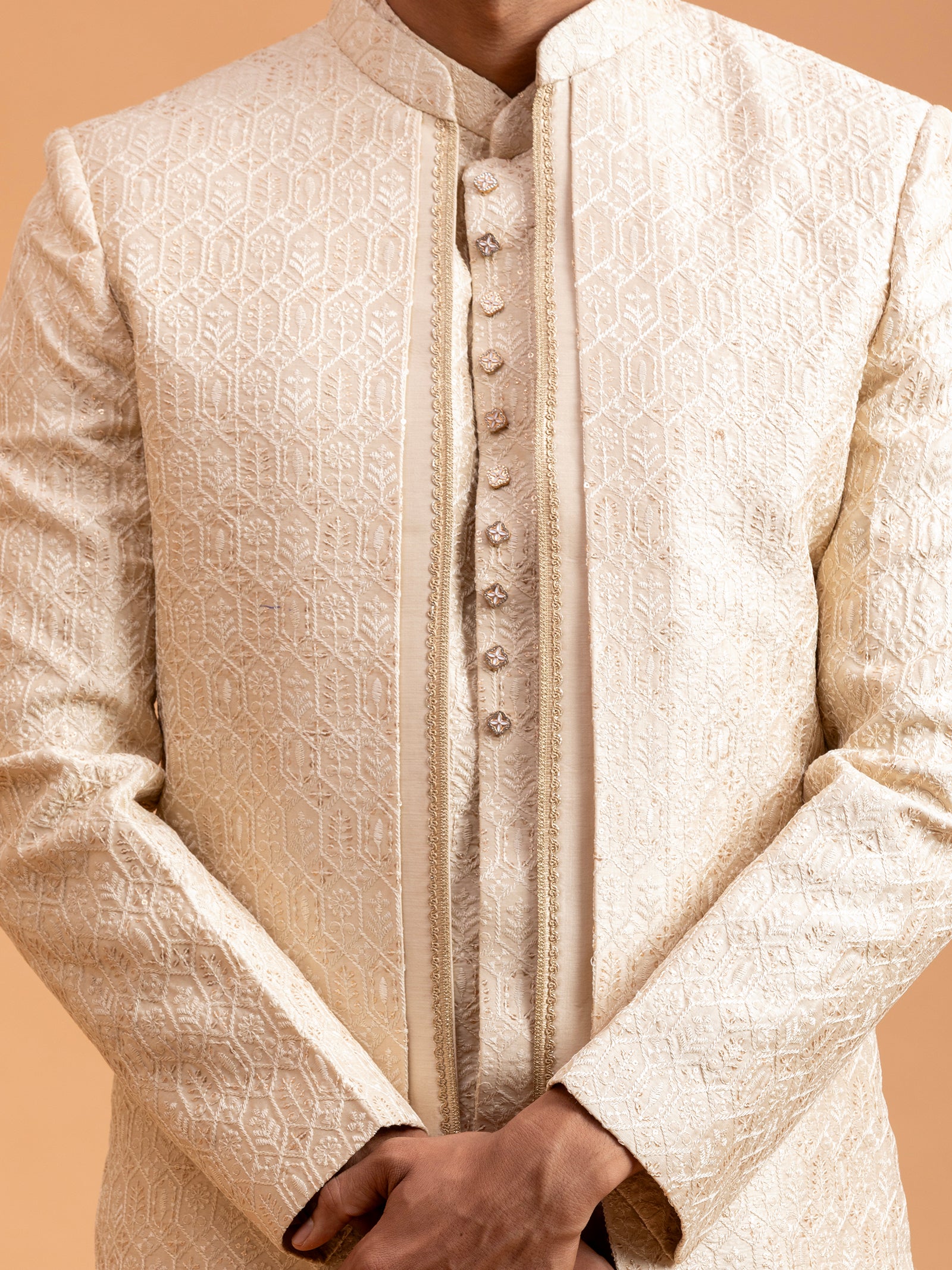 Golden Heirloom Embellished Indo-Western Set