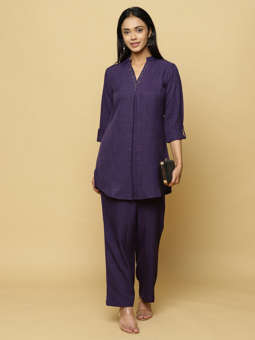 Deep Plum Co-ord Set