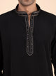 Midnight Noir Embellished Neck Kurta Set