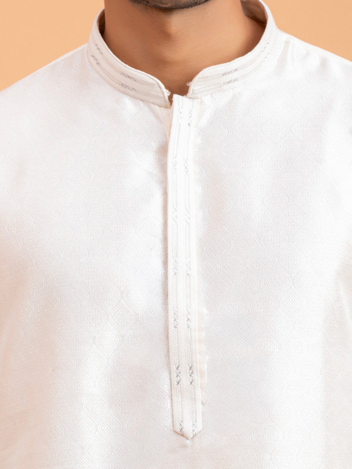 White Serenity Minimalist Kurta Set