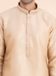 Champagne Gold Solid Kurta Set