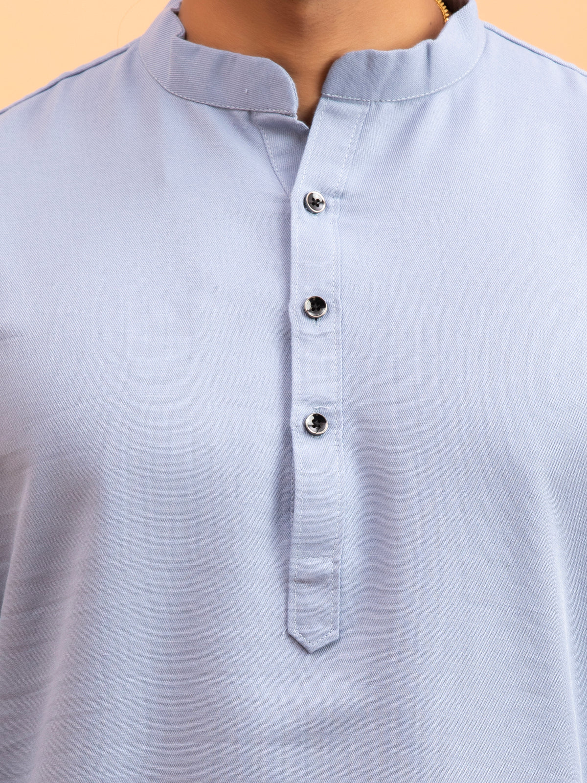Sky Blue Minimalist Kurta