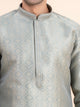 Sage Green Brocade Kurta Set