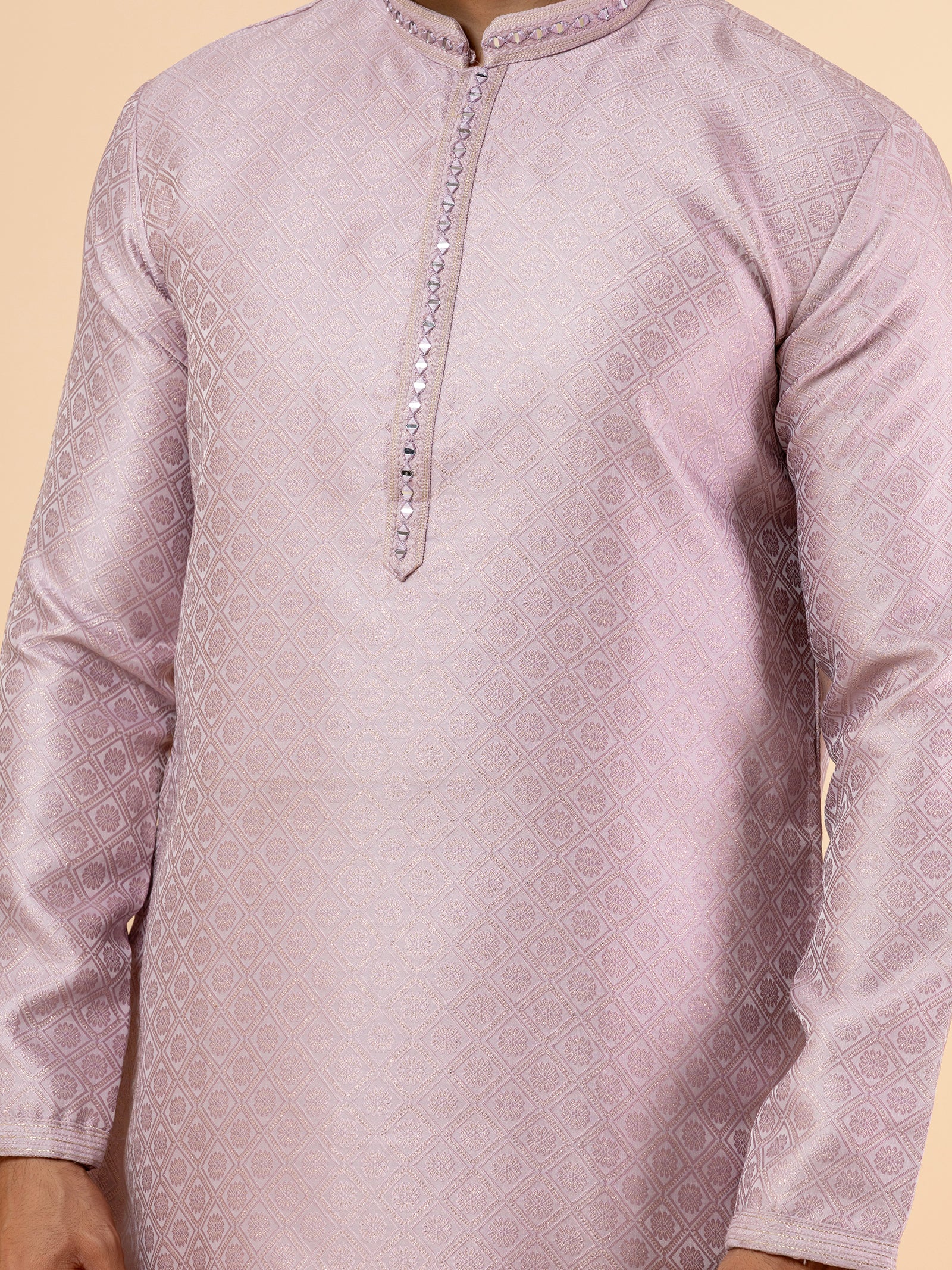 Lavender Shine Prism Kurta Set