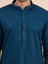Deep Blue Sequin Kurta Set