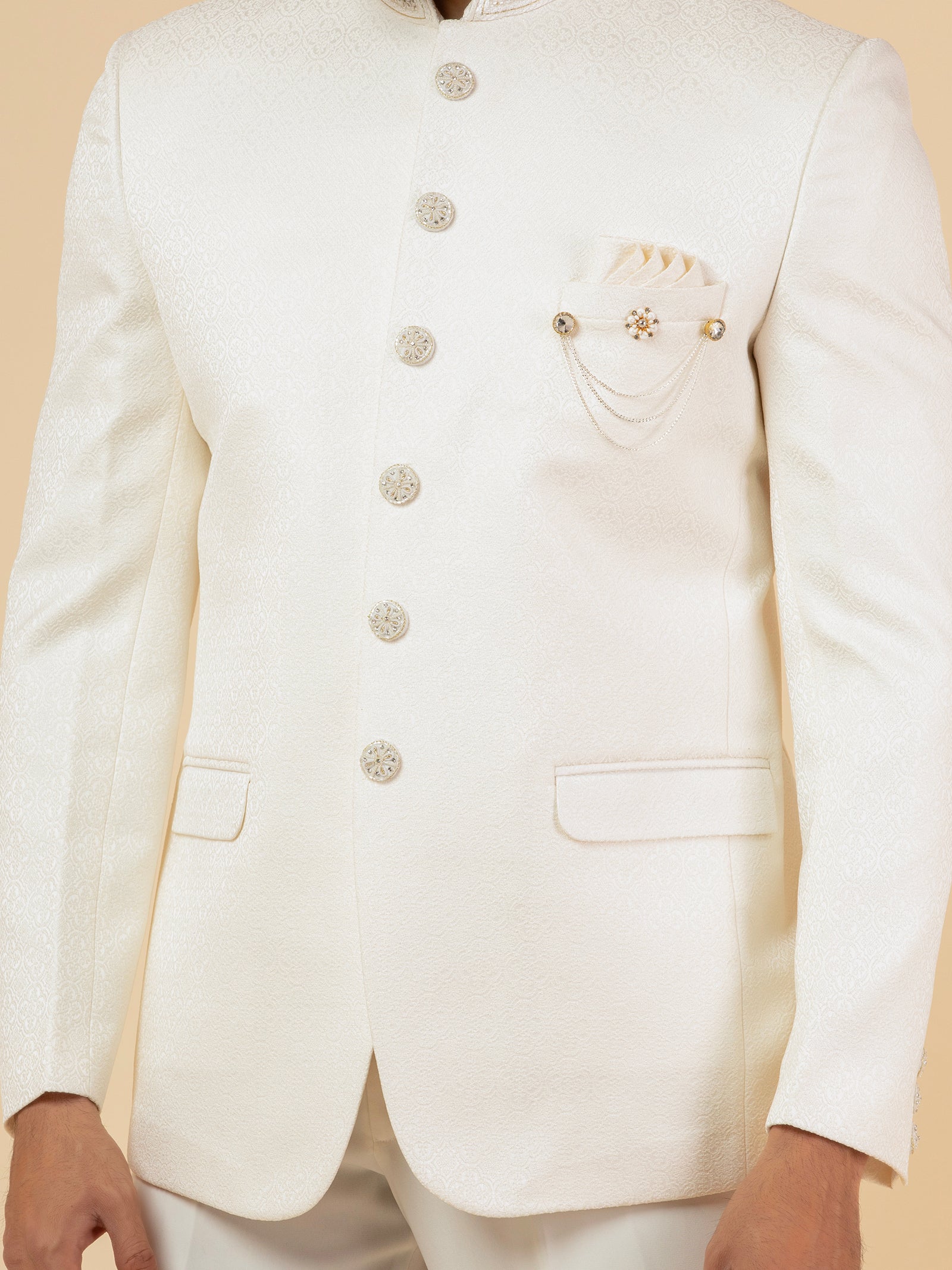 Pearl Arabesque Jodhpuri Set
