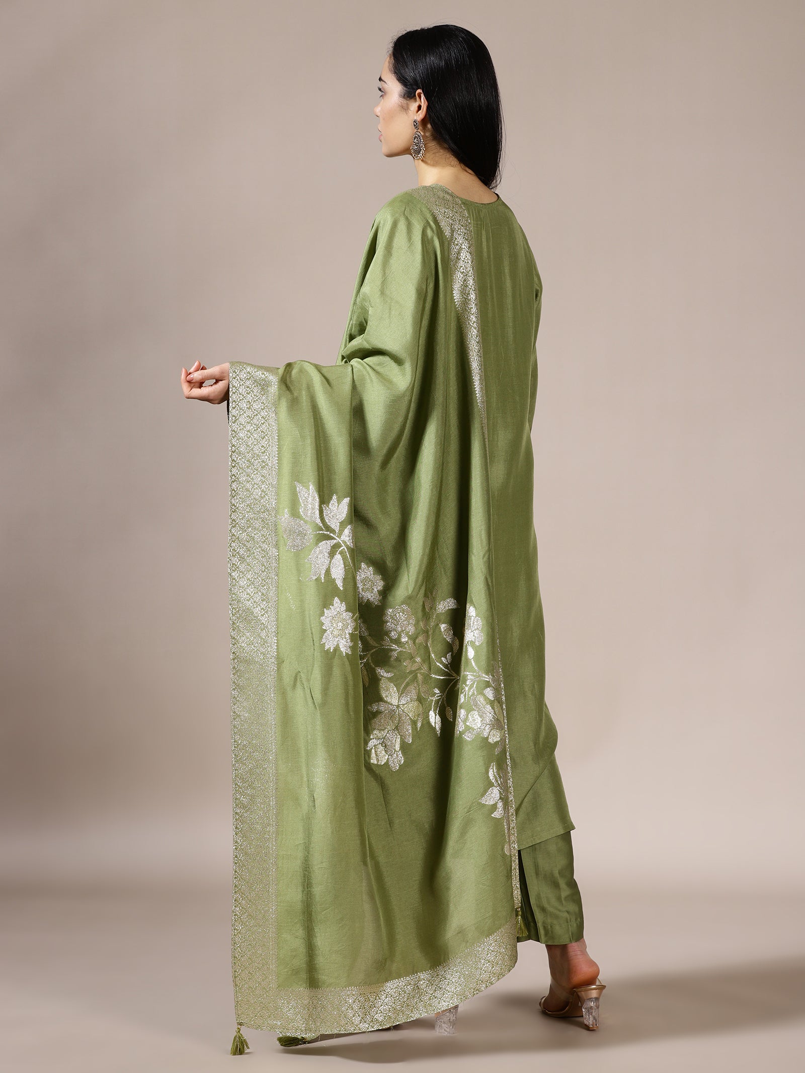 Mint Floral Suit Set