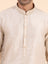 Beige Brocade Kurta Set