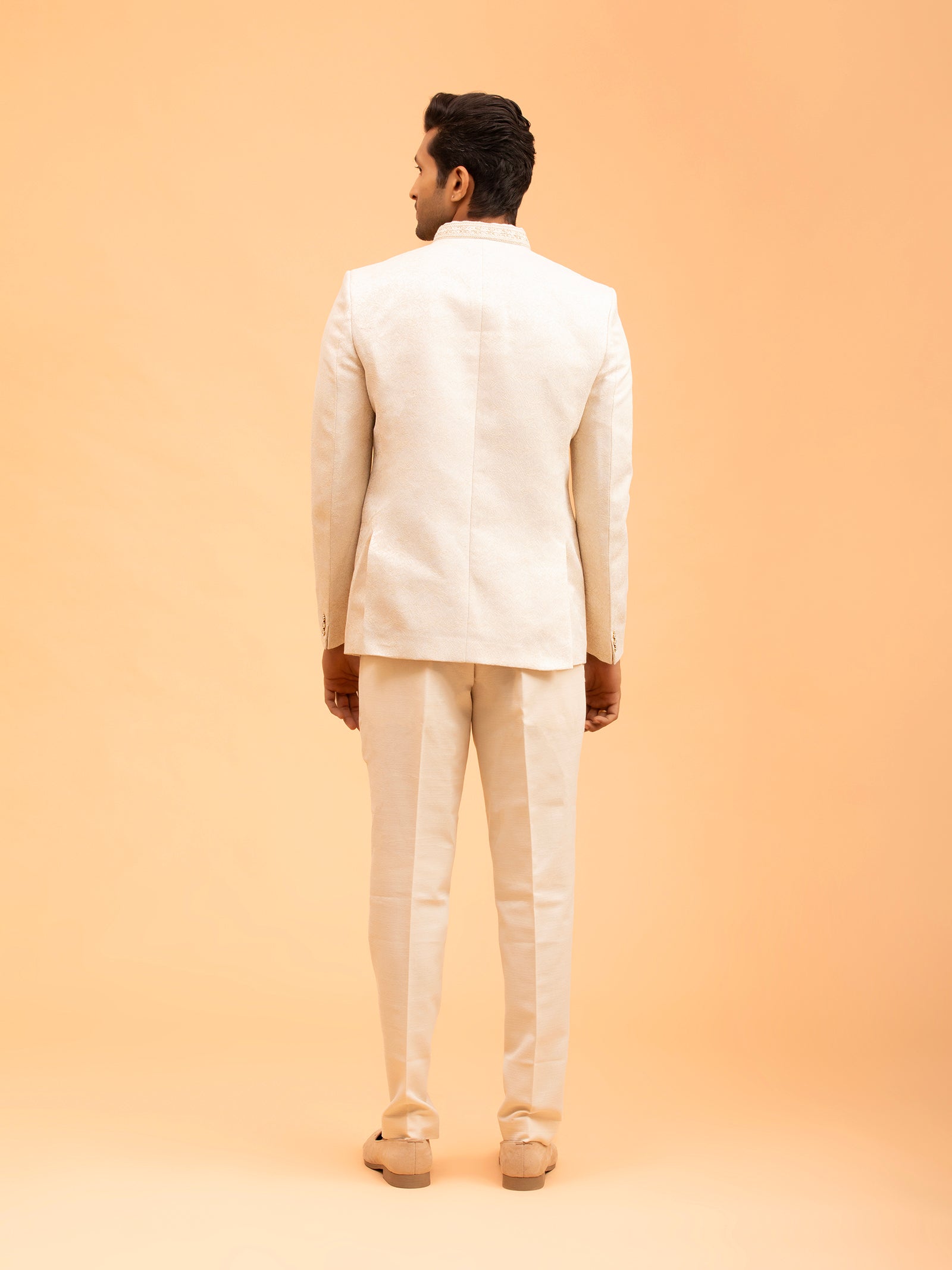 Ivory Heritage Embroidered Jodhpuri Set