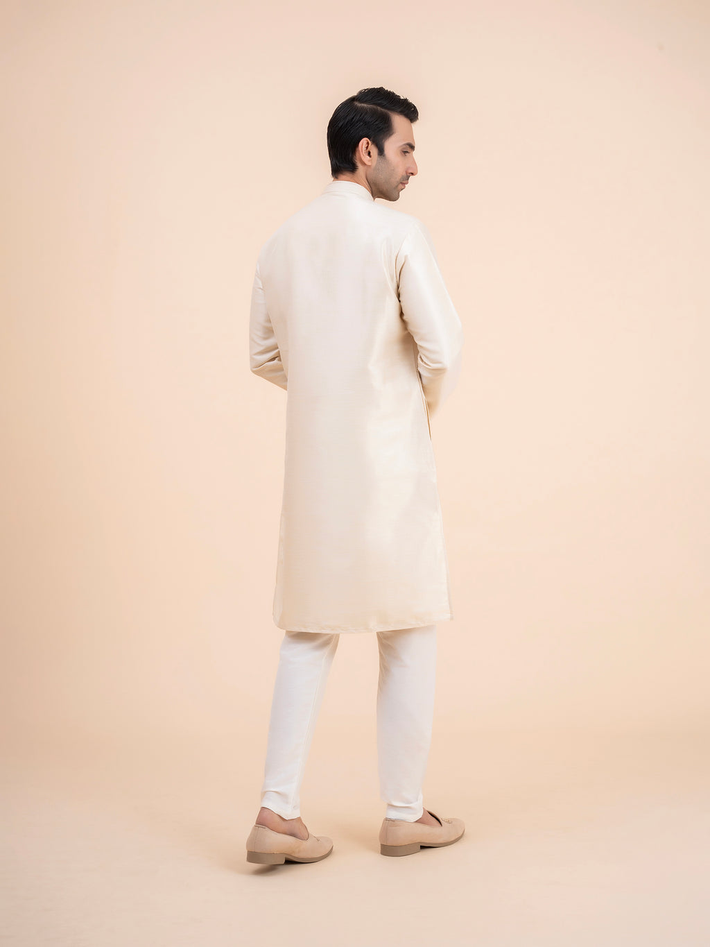 Ivory Solid Kurta Set
