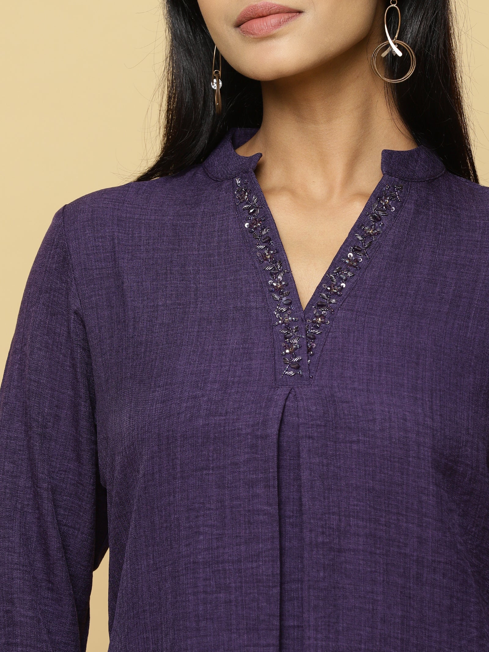 Deep Plum Co-ord Set