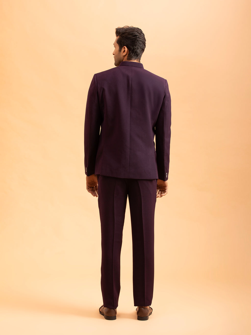 Royal Plum Tailored Jodhpuri Set