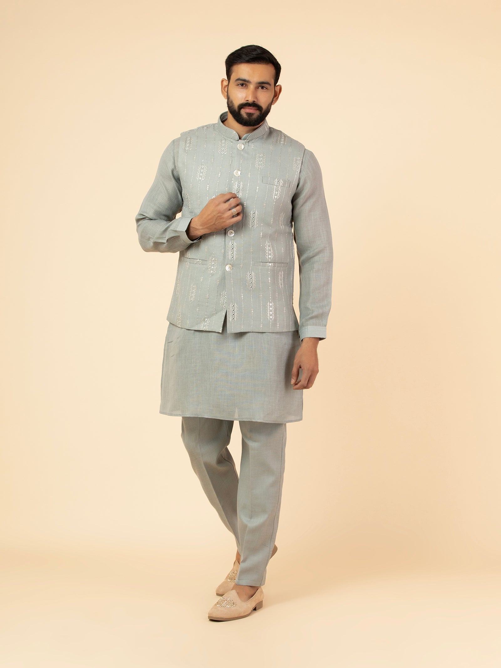 Sterling Mist Jacket Set