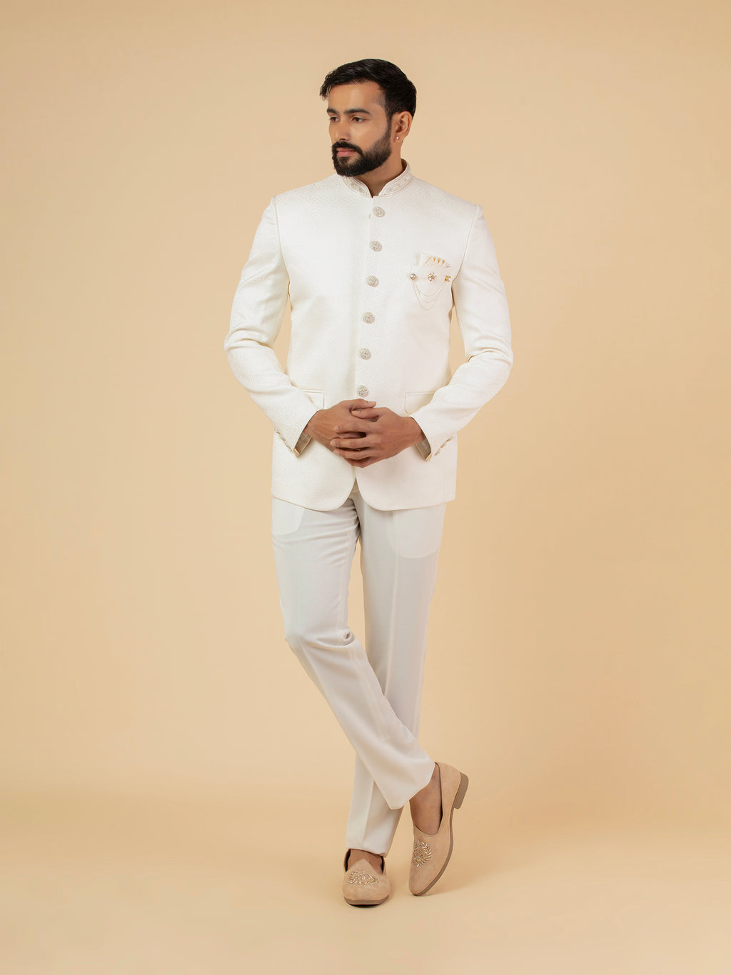 Pearl Arabesque Jodhpuri Set