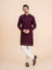 Deep Maroon Sequin Kurta Set