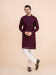 Deep Maroon Sequin Kurta Set