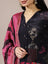 Black Abstract Print Tunic Set