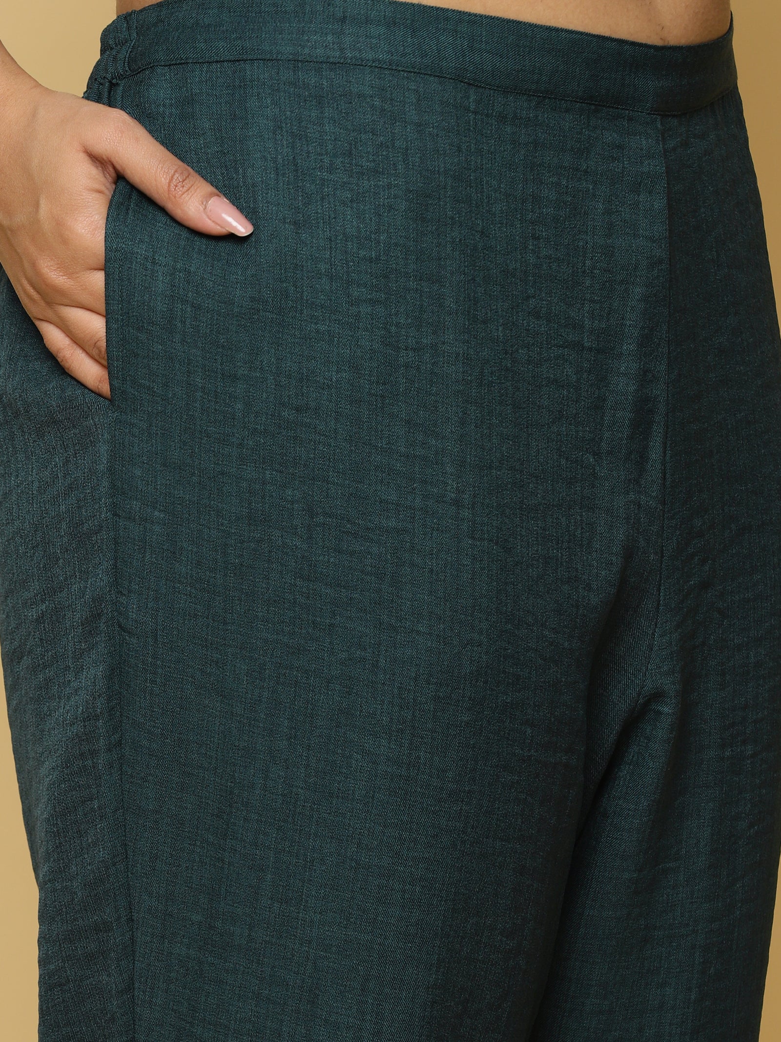 Forest Green Textured Co-ord Set