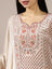 Beige Embroidered Suit Set