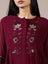 Deep Plum Embroidered Suit Set