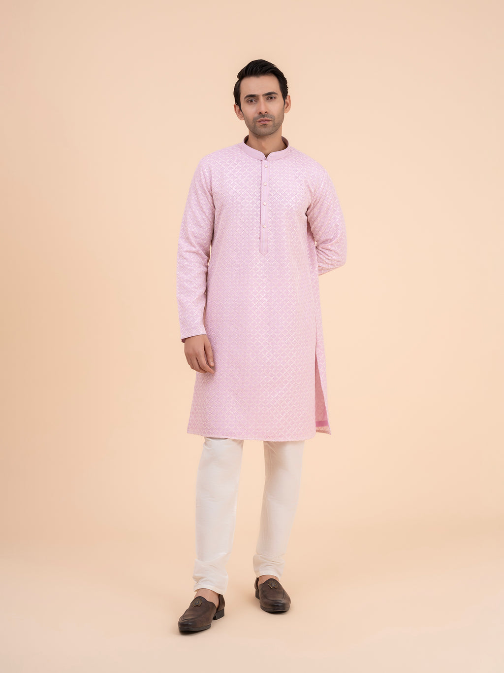 Blush Blossom Kurta Set
