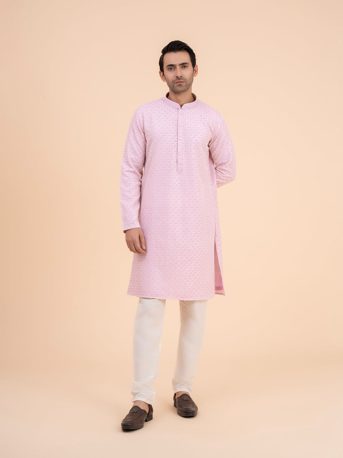 Blush Blossom Kurta Set
