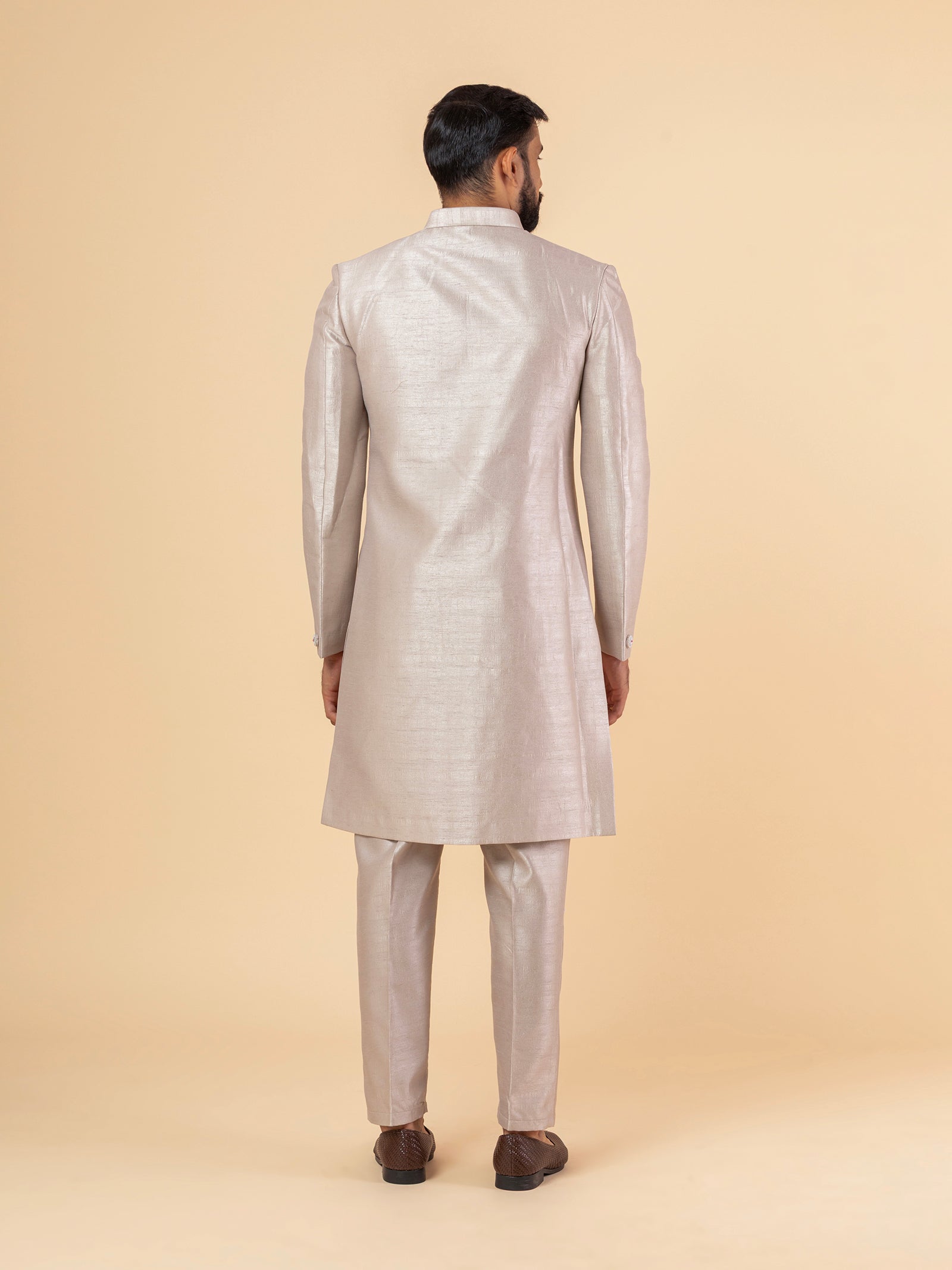 Moonlit Slub Sherwani