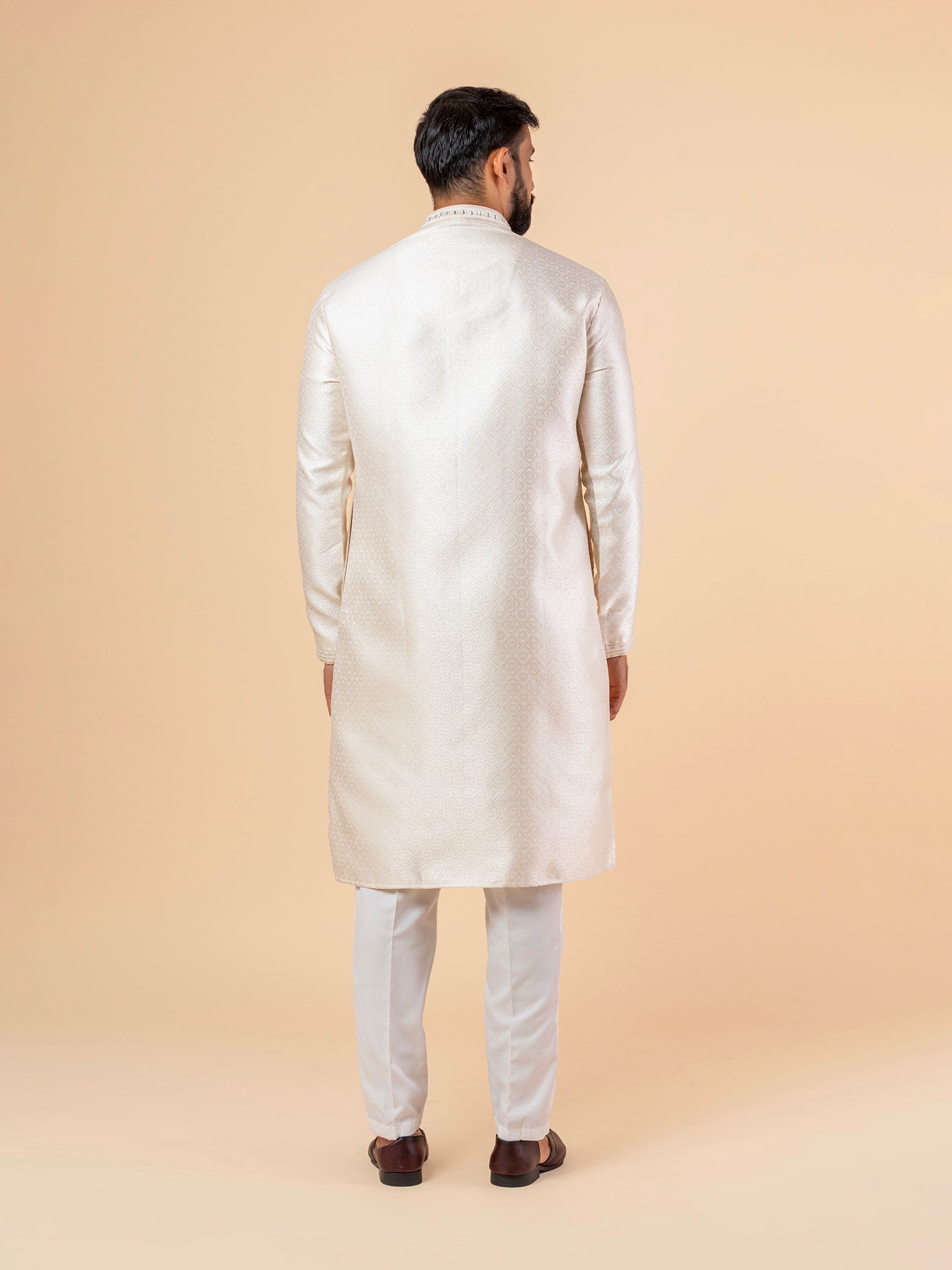 Ivory Tessera Kurta Set