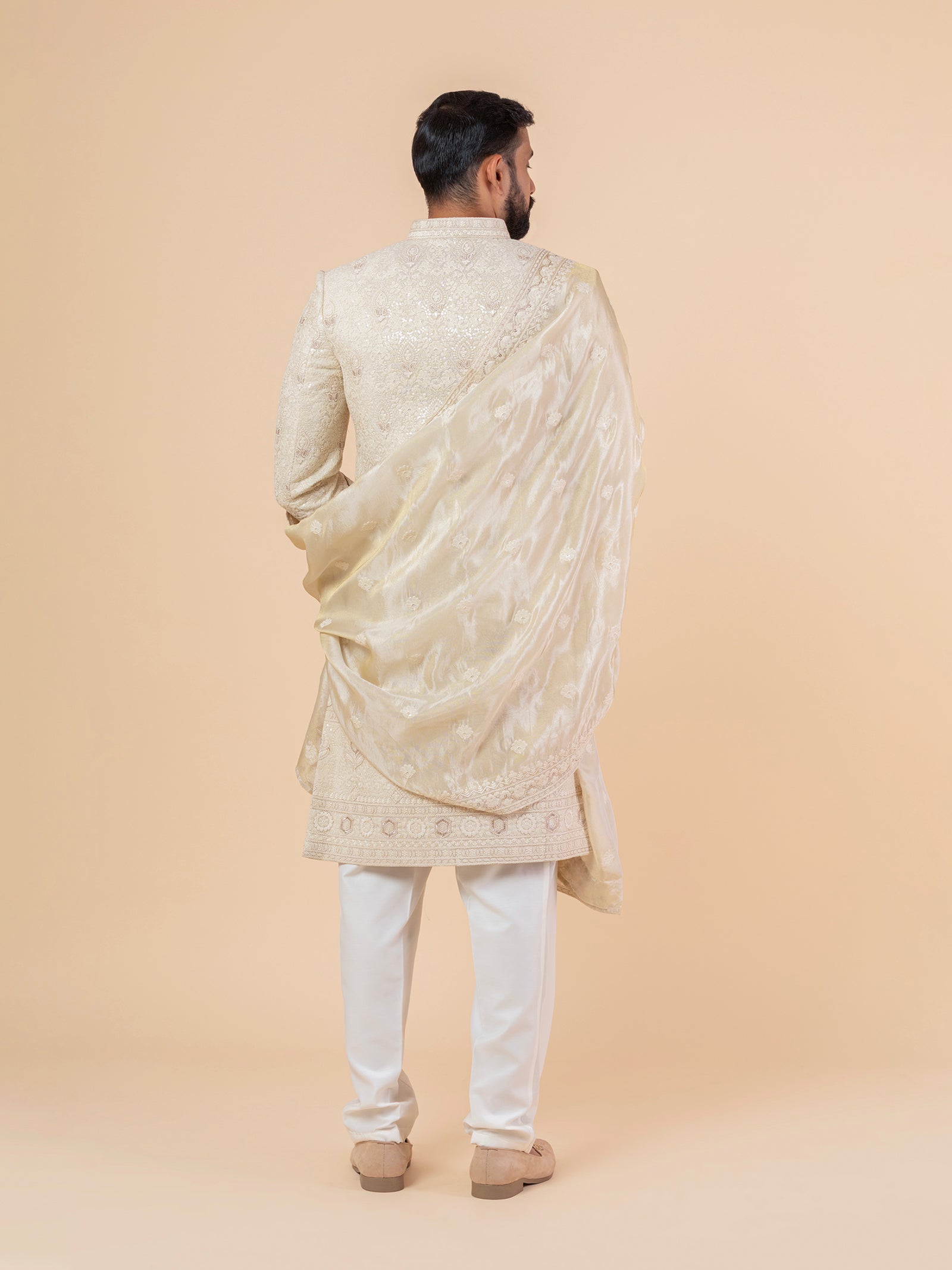 Imperial Ivory Sherwani Set