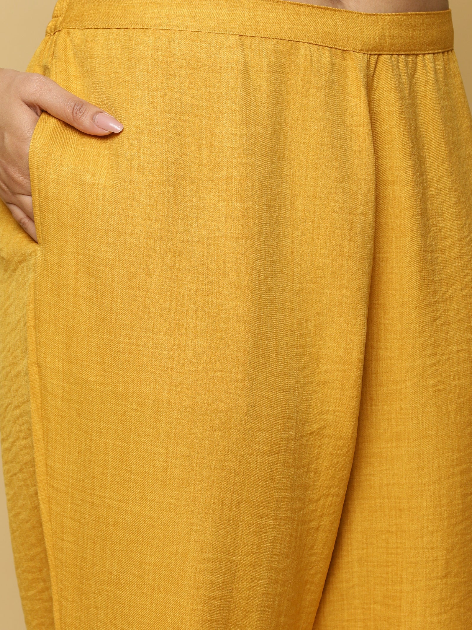 Mustard Textured Co-ord Set