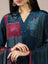Cobalt Patchwork Chanderi Suit Set