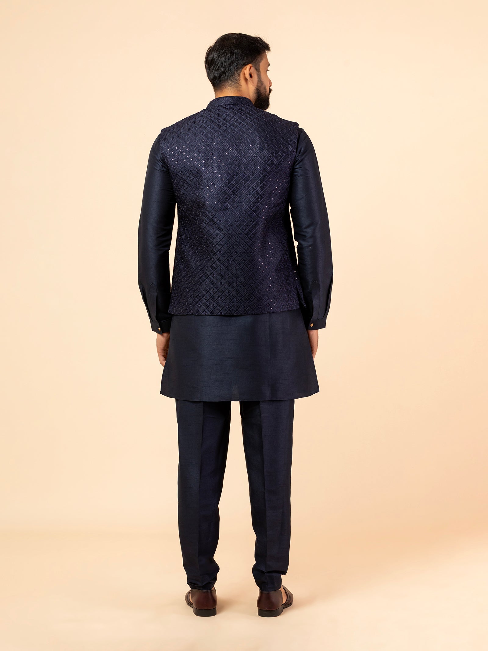 Midnight Mirror Bloom Jacket Set
