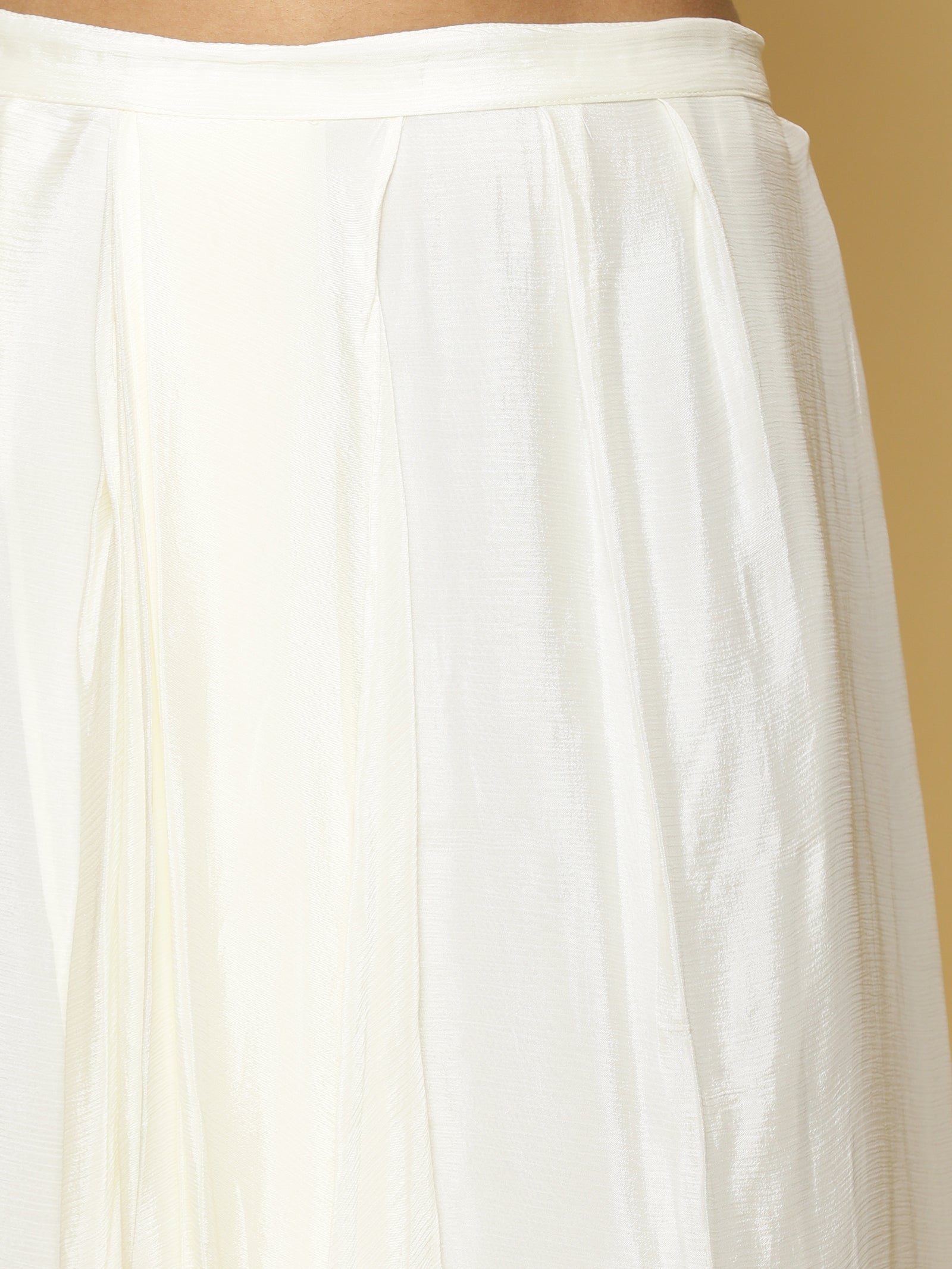 Pearl White Layered Co-ord Set