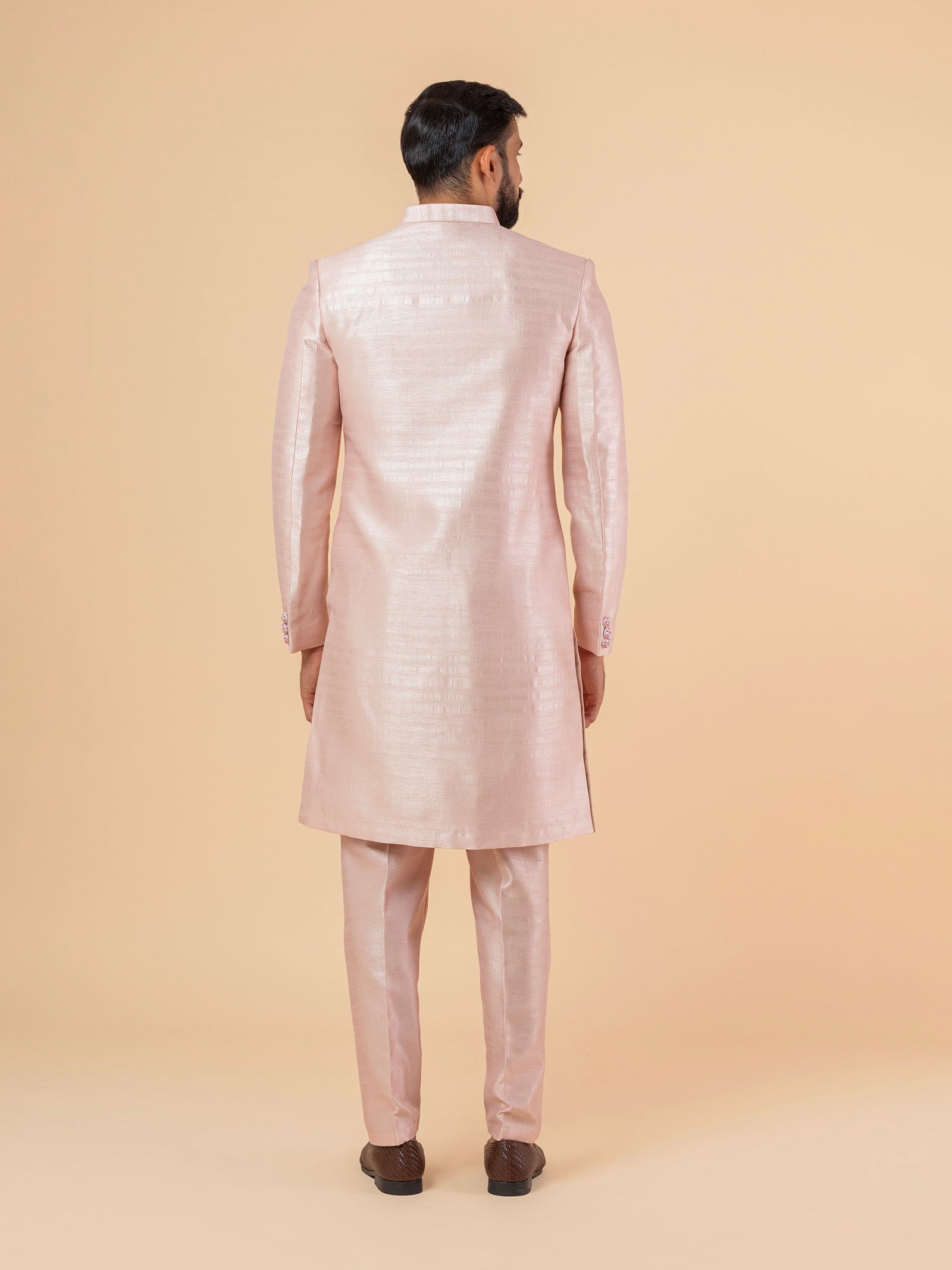 Dusty Blush Pink Sherwani