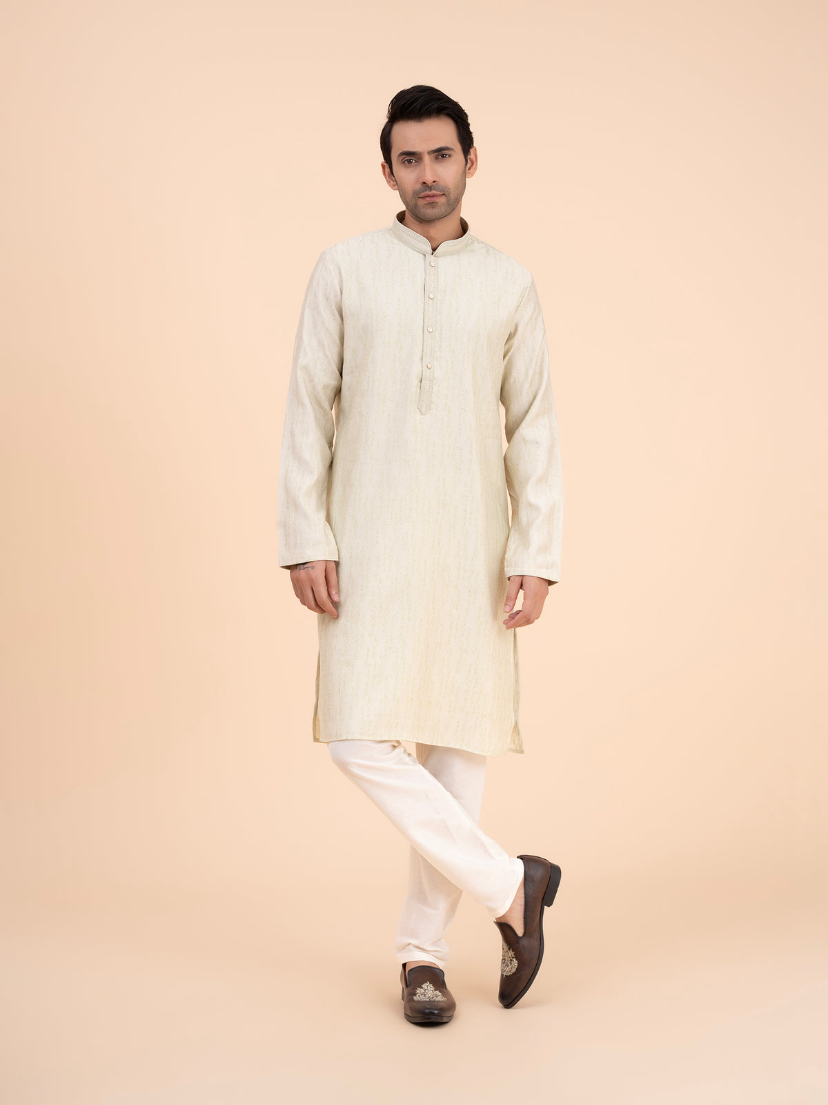Golden Wheat Kurta Set