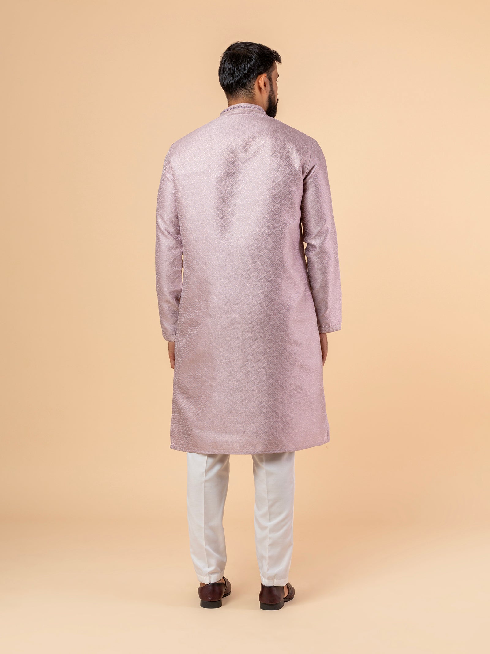 Lavender Shine Prism Kurta Set